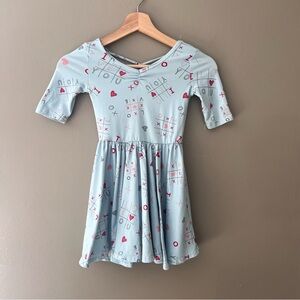 Girls X's & O's Valentines Heart Dress